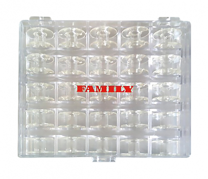Коробка Family 200277051 с 25 шпульками