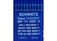 Иглы для промышленных машин Schmetz DBx1 SES SERV7 №100