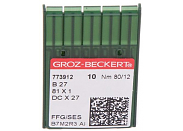 Иглы для промышленных машин Groz-Beckert DCх27 FFG/SES №80