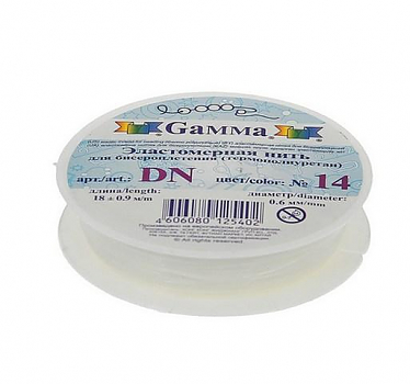 Нить эластичная Gamma DN №14