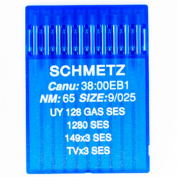 Иглы для промышленных машин Schmetz UY-128 GAS SES №65